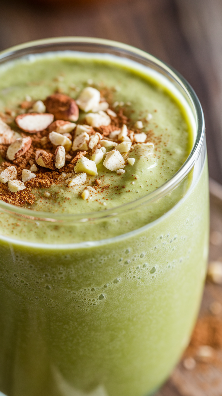 Creamy Green Smoothie That Feels Like a Treat - creamy green smoothie