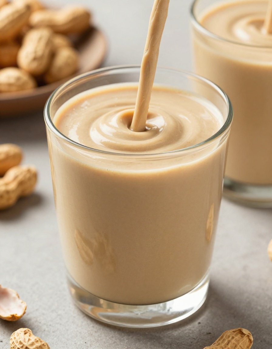 High-protein Workout Smoothie With Peanut Butter - peanut butter smoothie variations