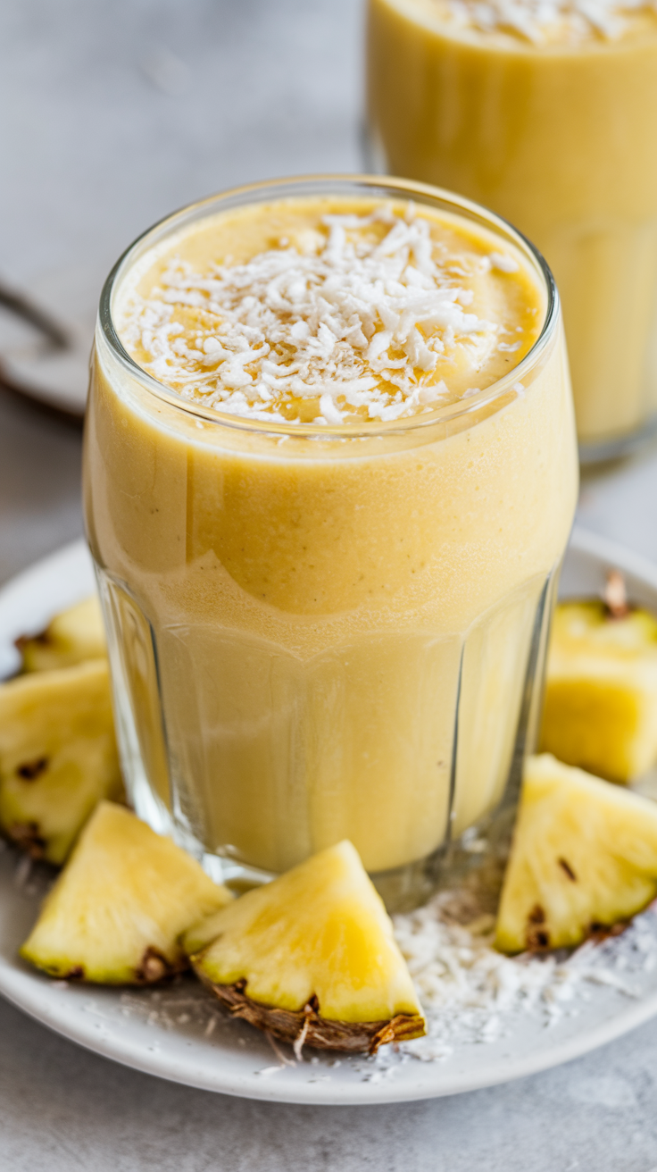 Pineapple Coconut Smoothie That Feels Tropical - pineapple coconut smoothie