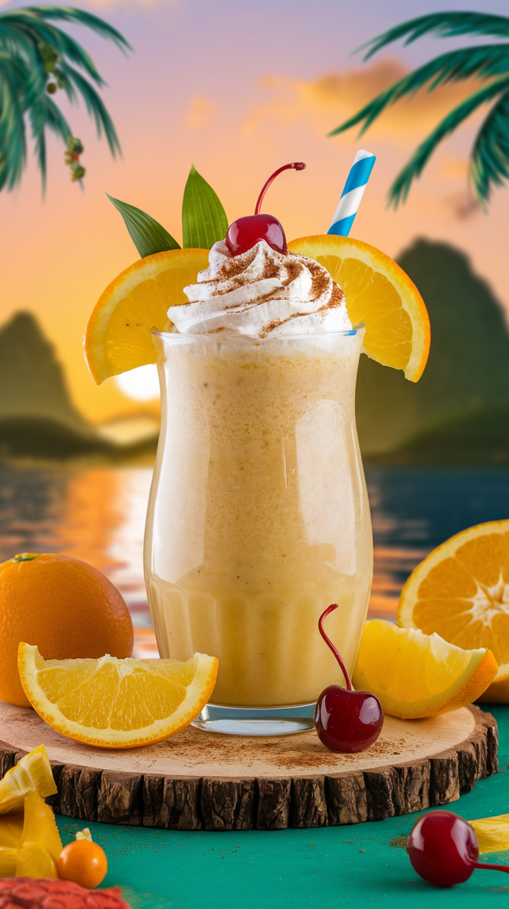 7 Smoothies You’ll Want Every Morning - Tropical Sunrise in a Blender