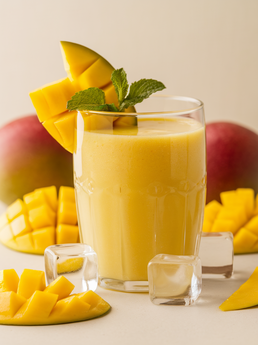 Mango Smoothie That’s Smooth, Sweet, and Simple - mango smoothie blender