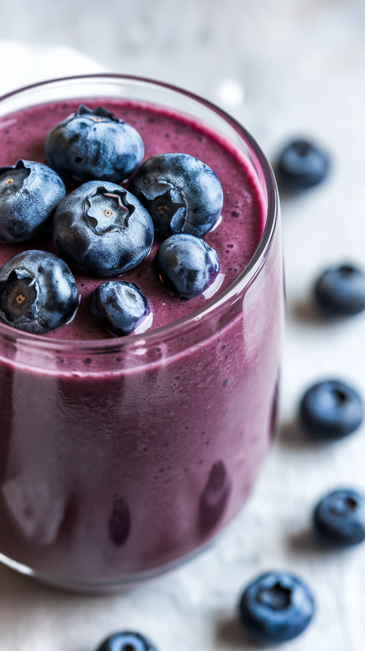 Blueberry Yogurt Smoothie That’s Thick and Creamy - blueberry yogurt smoothie