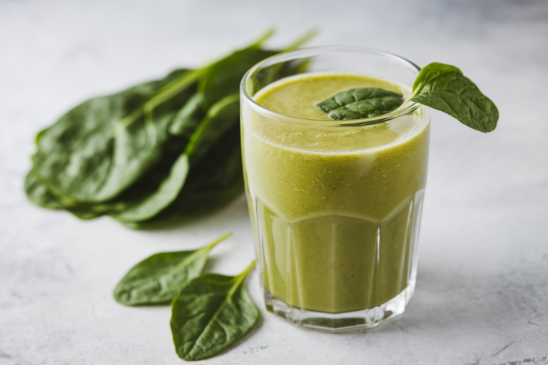 Spinach Smoothie That Tastes Surprisingly Sweet - spinach fruit smoothie