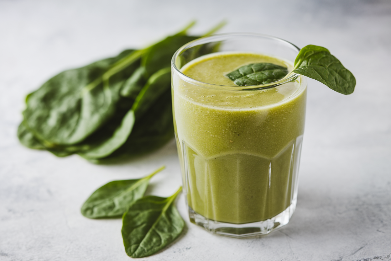 Spinach Smoothie That Tastes Surprisingly Sweet - spinach fruit smoothie
