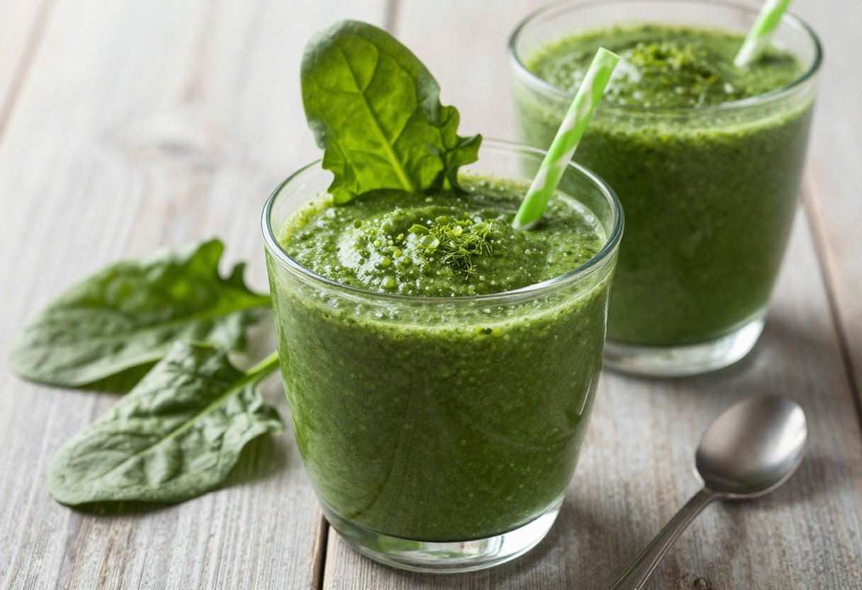 How to Make a Green Smoothie That Actually Tastes Good - spinach fruit smoothie