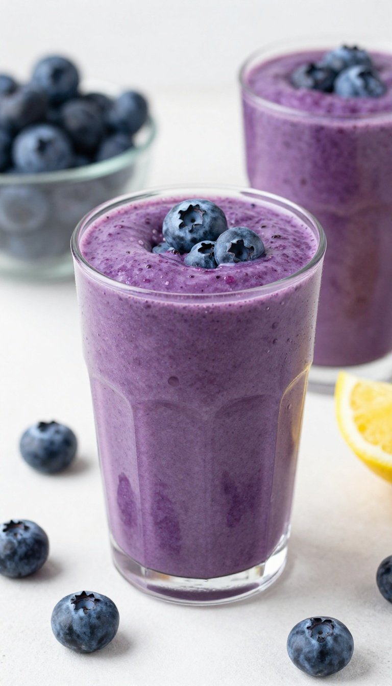 10 Detox Smoothies That Actually Taste Good - Blueberry Lemon Cooler for Busy Mornings