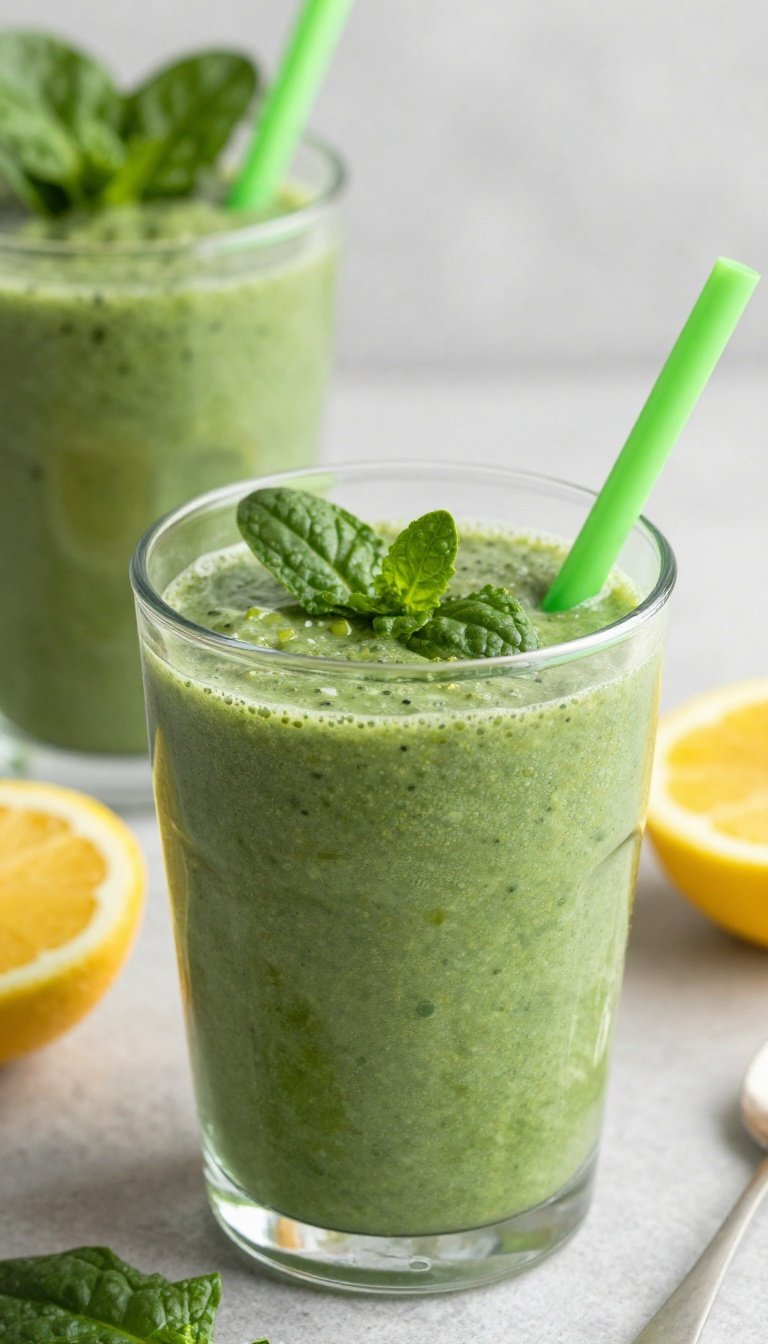 Beginner Green Smoothie That Doesn’t Taste Green - spinach fruit smoothie