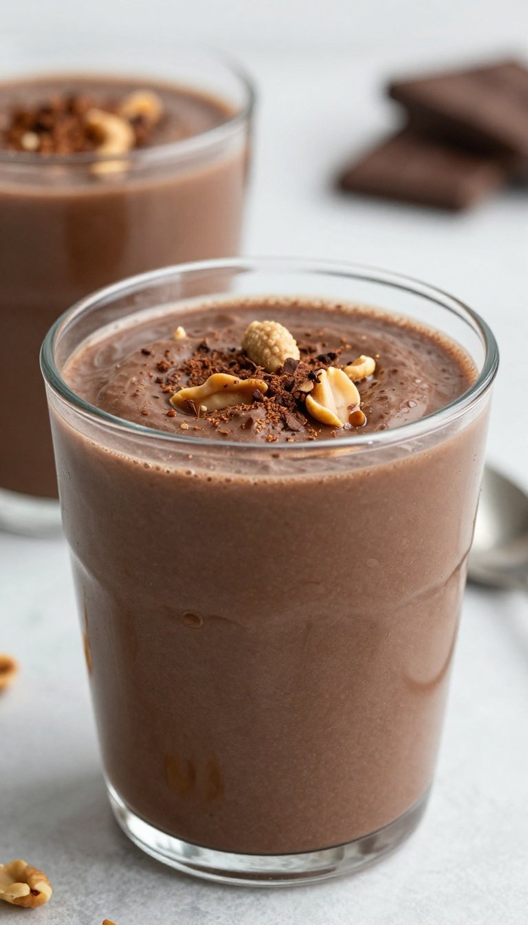 Chocolate Peanut Butter Smoothie That Feels Like Dessert - chocolate peanut butter smoothie