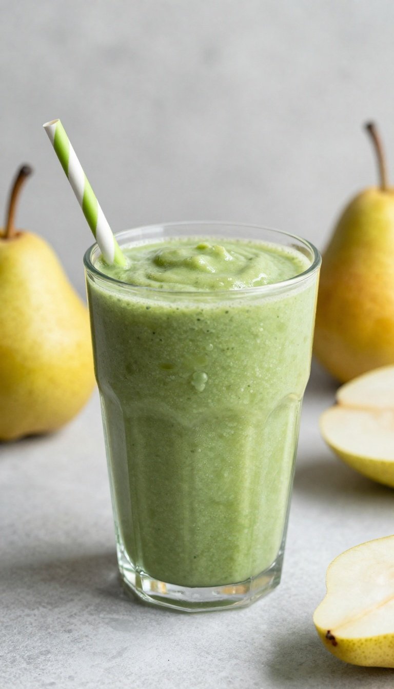 8 Green Smoothies That Don’t Taste Like Salad - The Vanilla Pear Smooth Operator