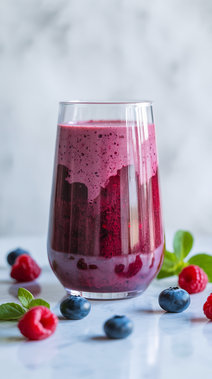 Best Smoothie for Weight Loss (That You’ll Actually Drink) - berry weight loss smoothie