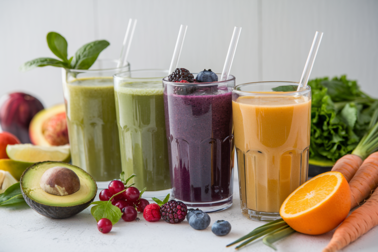 10 Detox Smoothies That Actually Taste Good - detox smoothie lineup