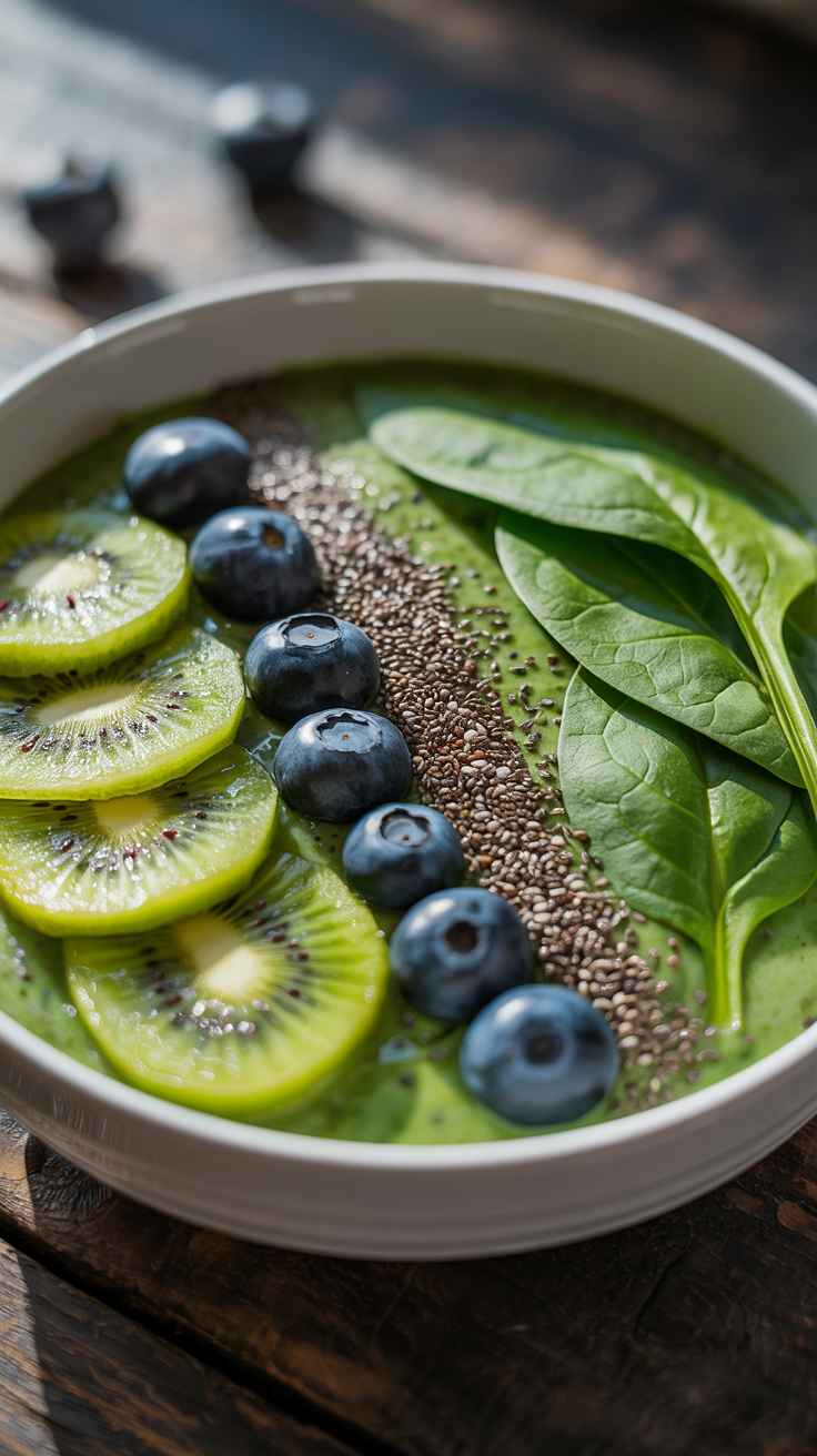 Green Smoothie Bowl That’s Surprisingly Good - green smoothie bowl