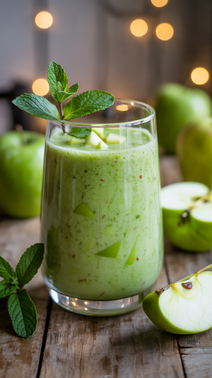 7 Smoothies That Made Me Like Greens - Creamy and Calm: Avocado Apple Green Smoothie