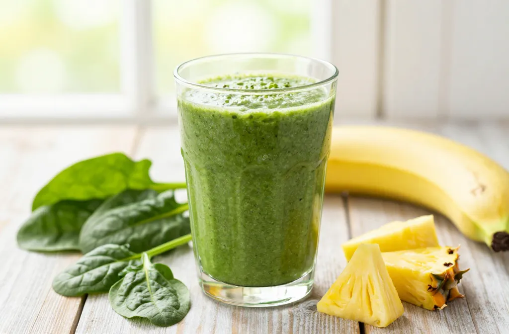 Green Smoothie Recipe with Spinach + Pineapple (Light, Fresh, Vibrant) You’Ll Crave