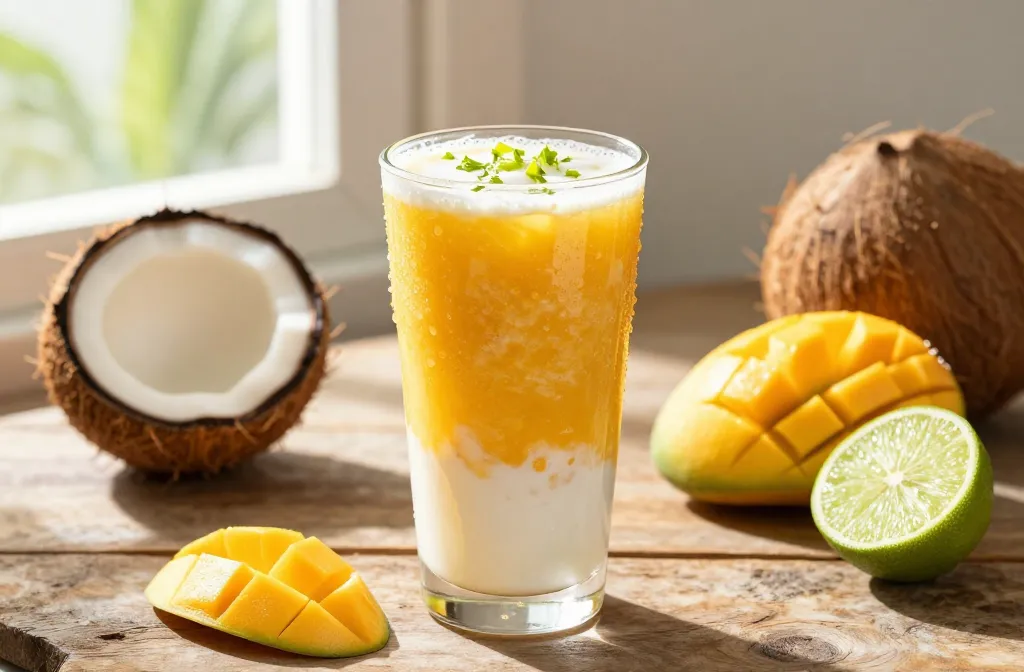 Ultimate Mango Smoothie Recipe with a Spring Twist (Lime + Coconut, Silky)