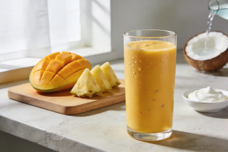 Glow Up Fast Skincare Smoothie Recipe (Glow-Style Blend, Creamy and Bright)