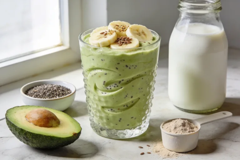 Sip Smarter: Avocado Protein Smoothie Recipe (Ultra Creamy, High-Protein, Filling)