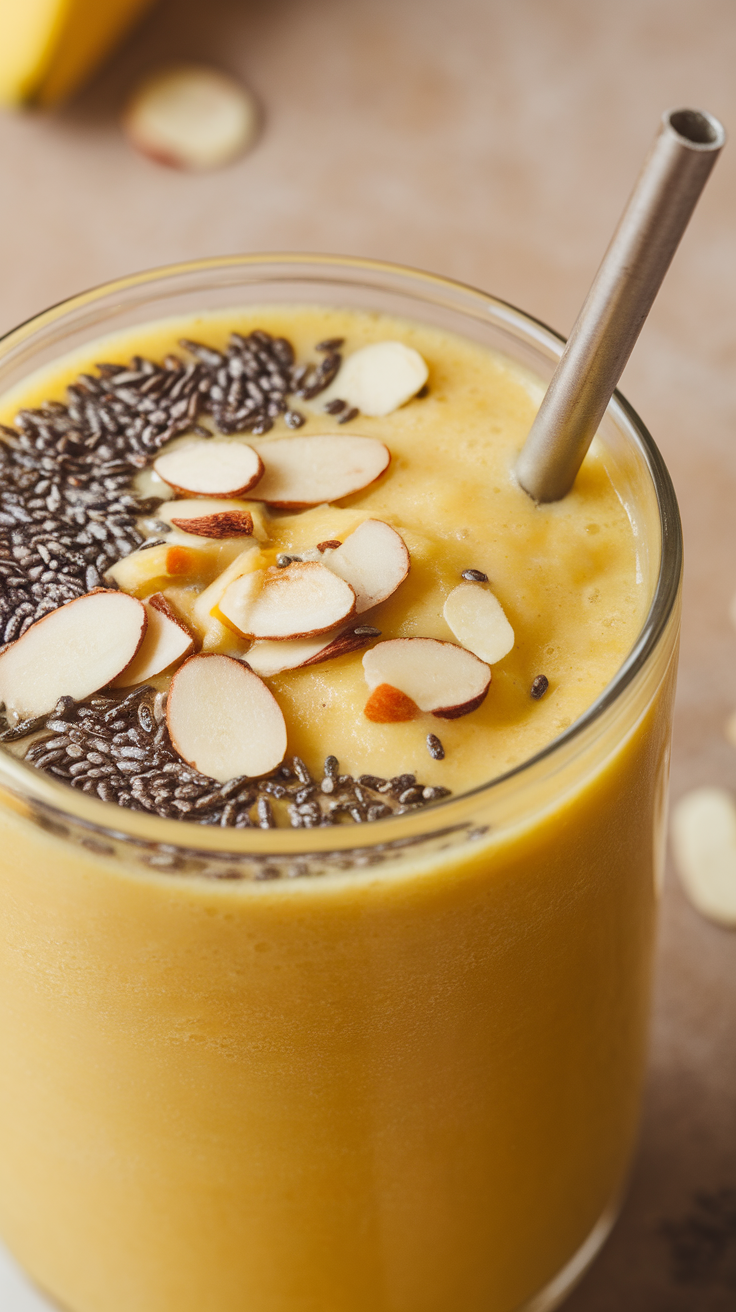 Creamy Mango Banana Smoothie That Tastes Like Vacation - mango banana smoothie