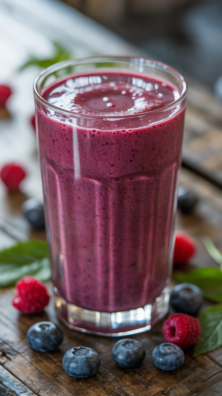 Quick Breakfast Smoothie That Saves Your Morning - breakfast smoothie in travel cup