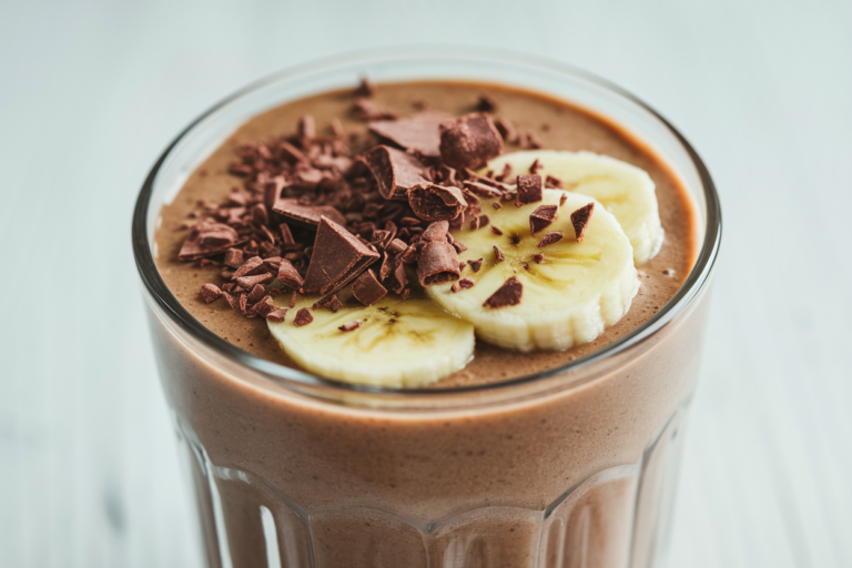 Chocolate Banana Smoothie That’s Rich and Smooth - chocolate banana smoothie