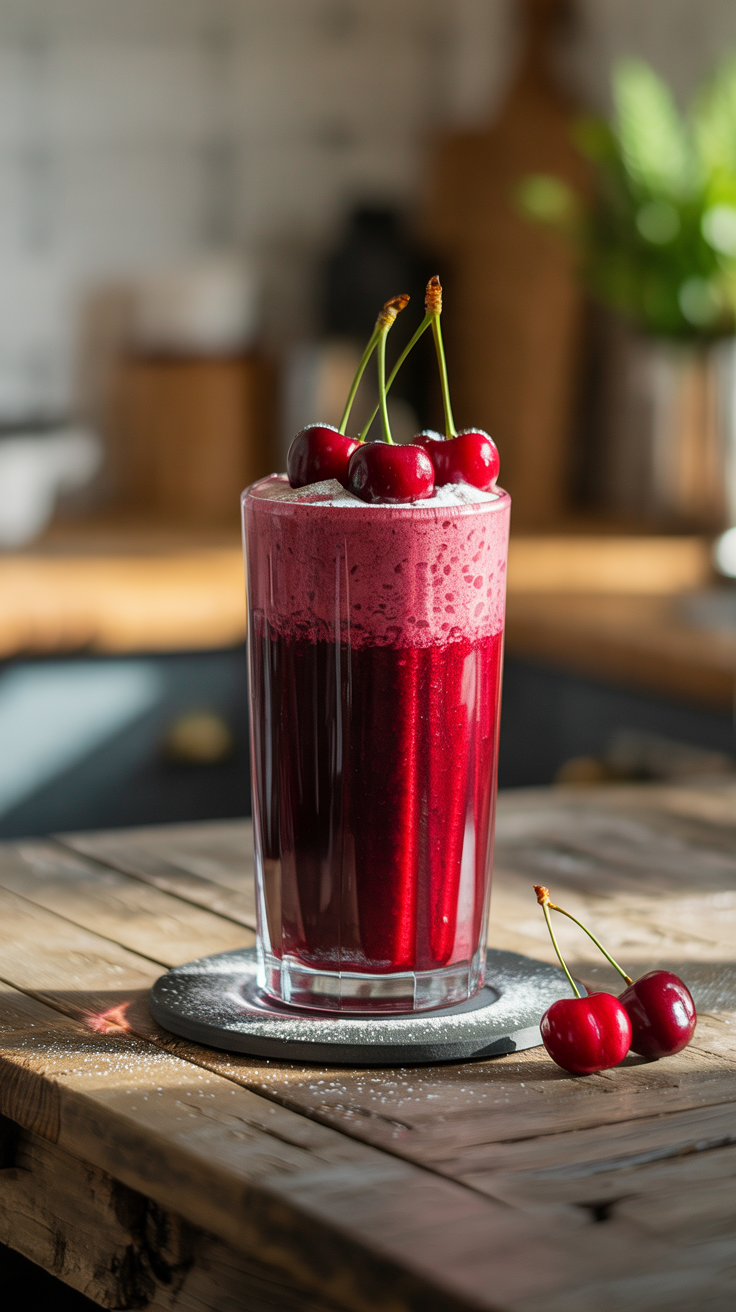 9 Smoothies That Feel Light but Satisfying - Cocoa Cherry Midday Fix