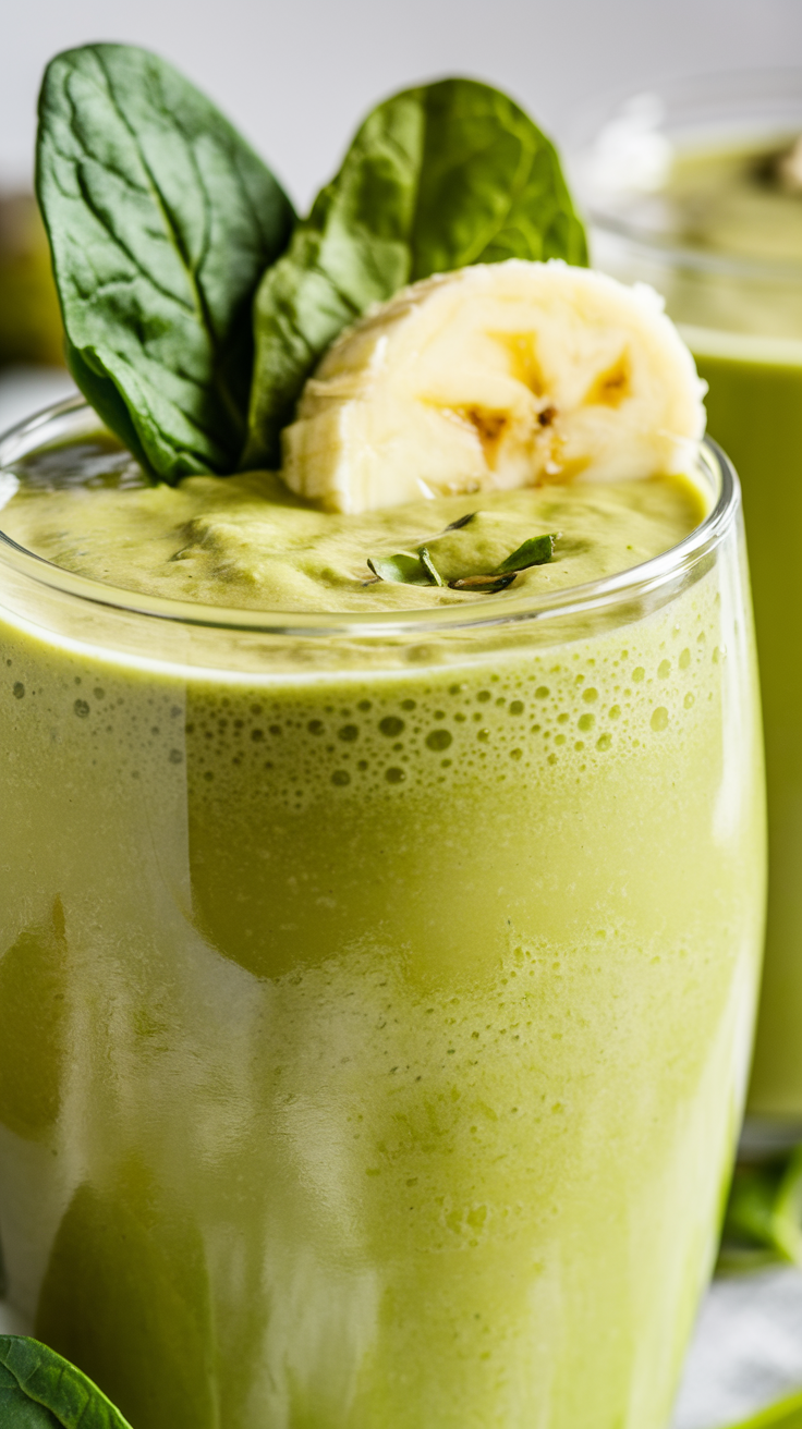 Creamy Green Smoothie That Feels Like a Treat - creamy green smoothie