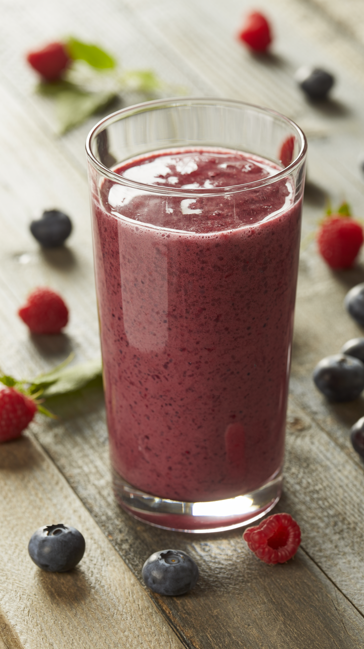 7 Anti-Inflammatory Smoothies - Berry Green Comeback Blend
