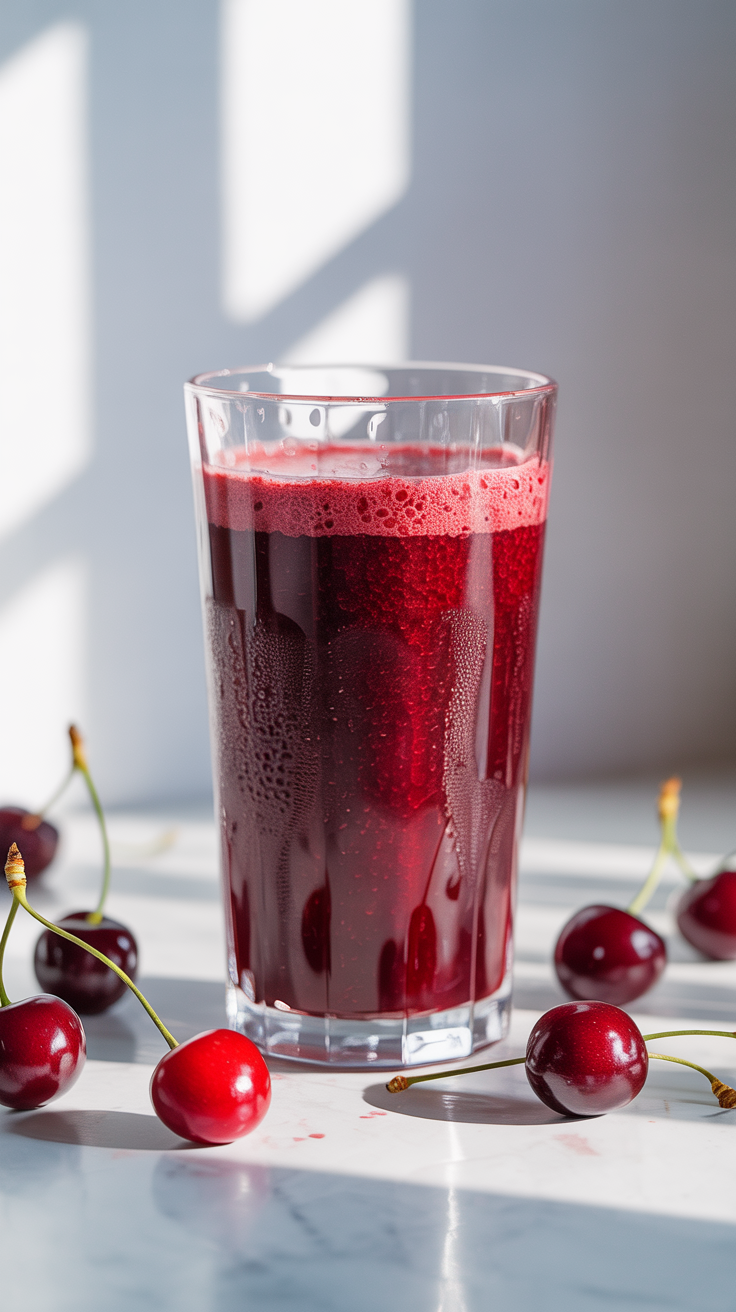 7 Anti-Inflammatory Smoothies - Cherry Vanilla Wind-Down Shake