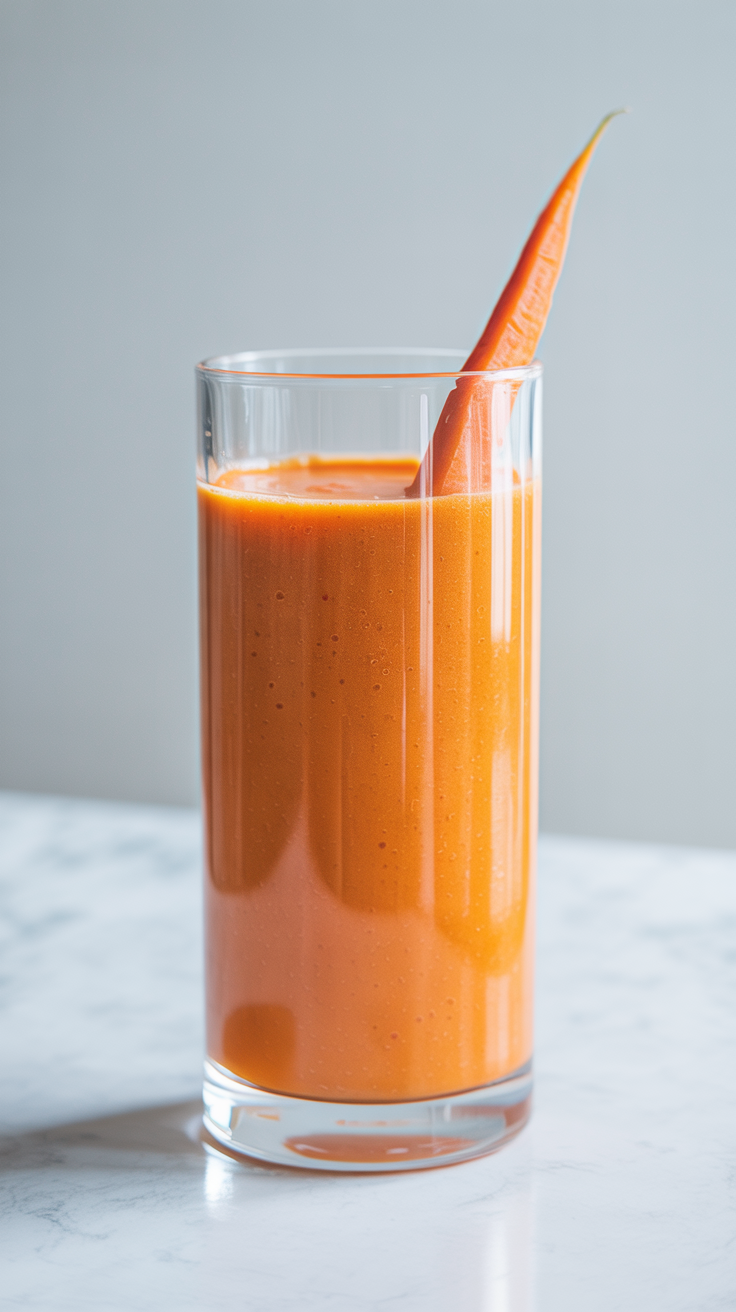 7 Anti-Inflammatory Smoothies - Spiced Carrot Cake Smoothie