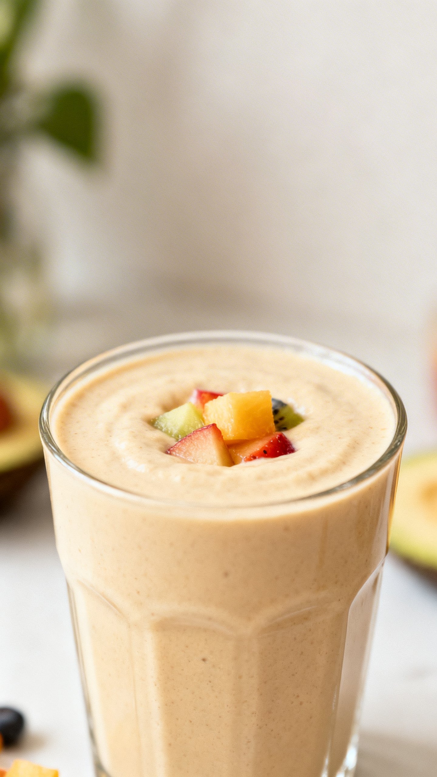 After Dinner Smoothie That Feels Cold, Creamy, and Just Enough - after dinner smoothie glass