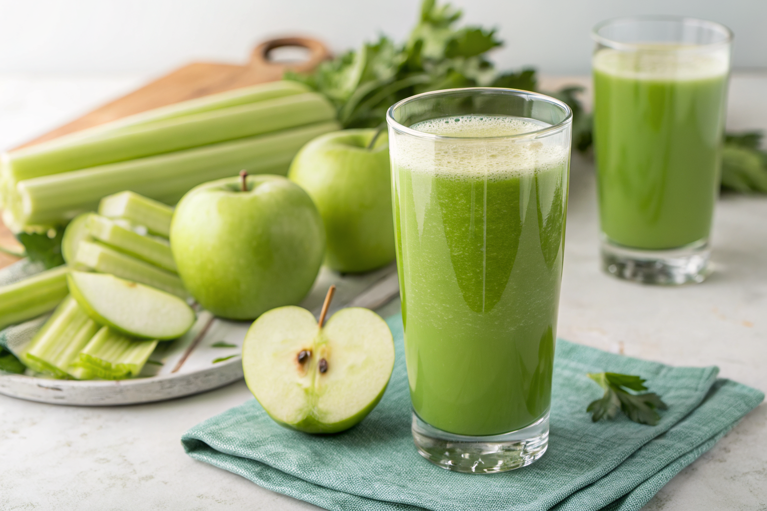 Apple Celery Juice Recipe for a Crisp and Refreshing Combo - apple celery juice