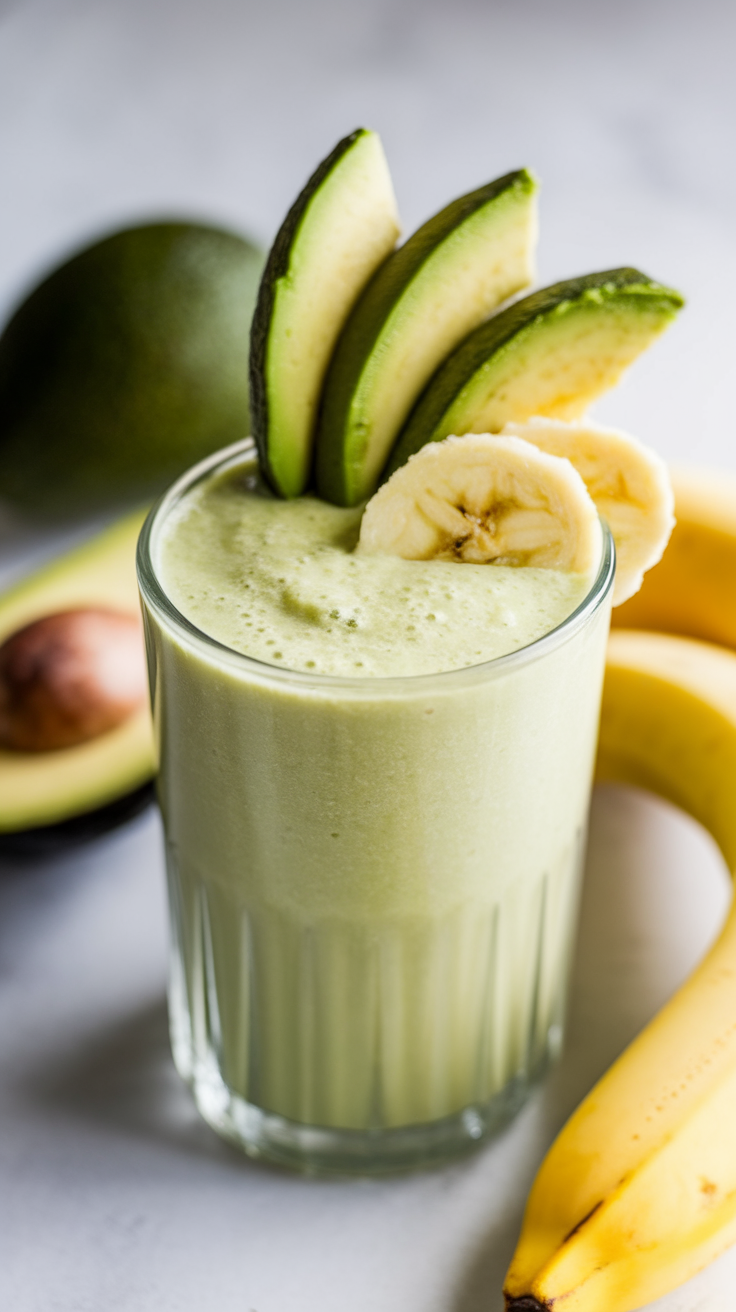 Avocado Banana Smoothie That Feels Rich but Still Light - avocado banana smoothie