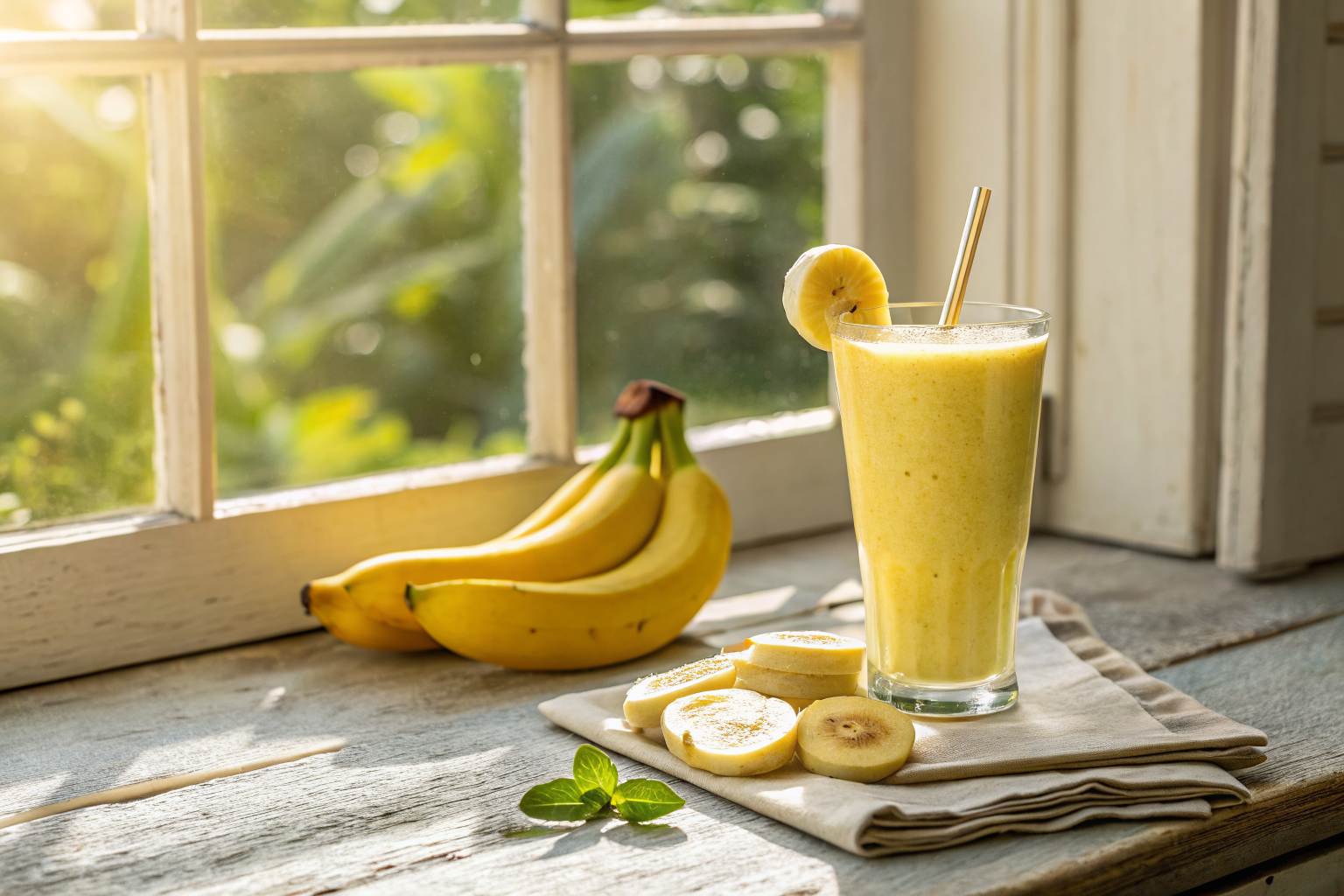 Banana Protein Smoothie Recipe for the Easiest High-Protein Breakfast - banana protein smoothie