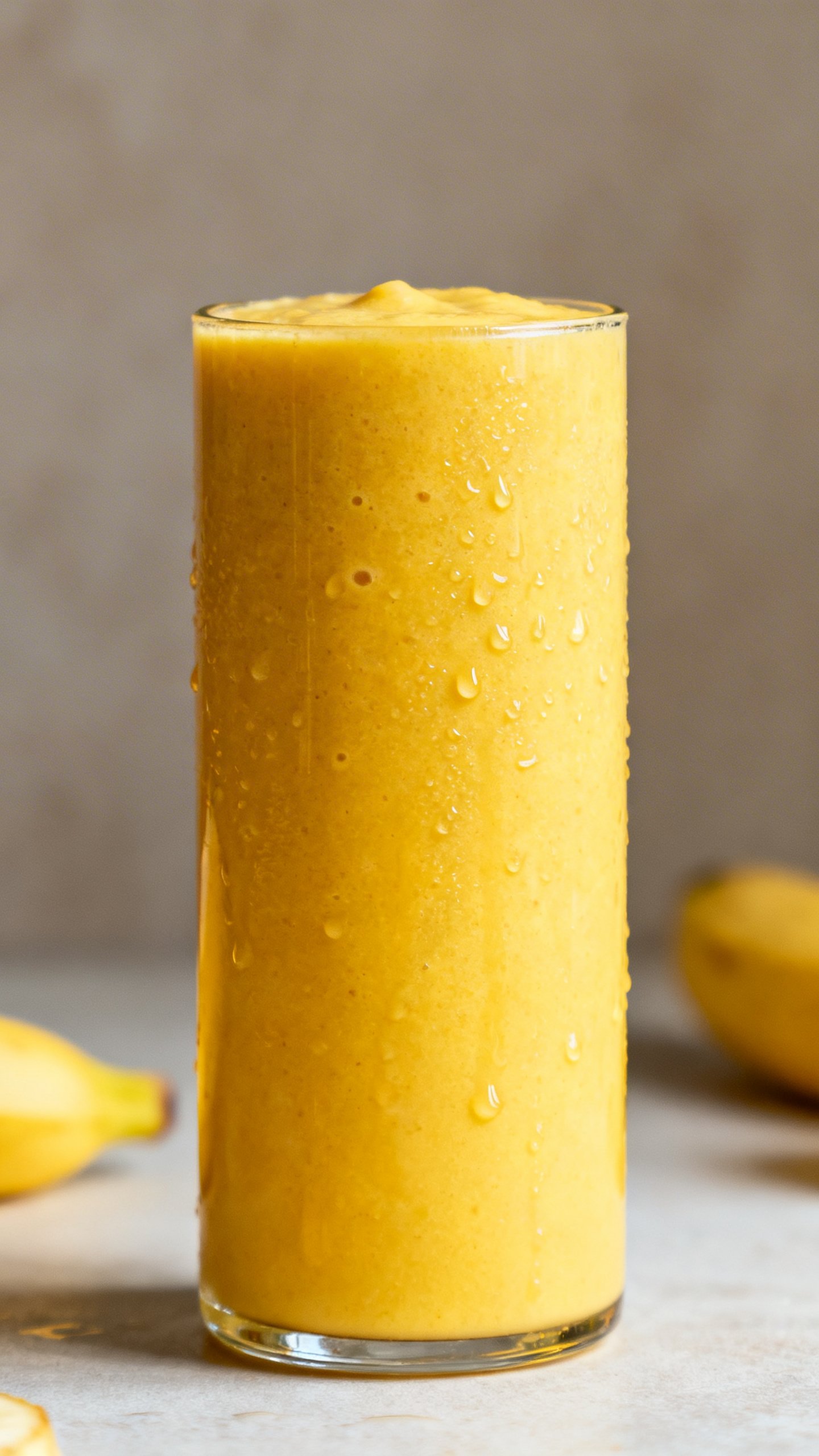 Banana Protein Smoothie You Will Actually Want Again Tomorrow - banana protein smoothie glass