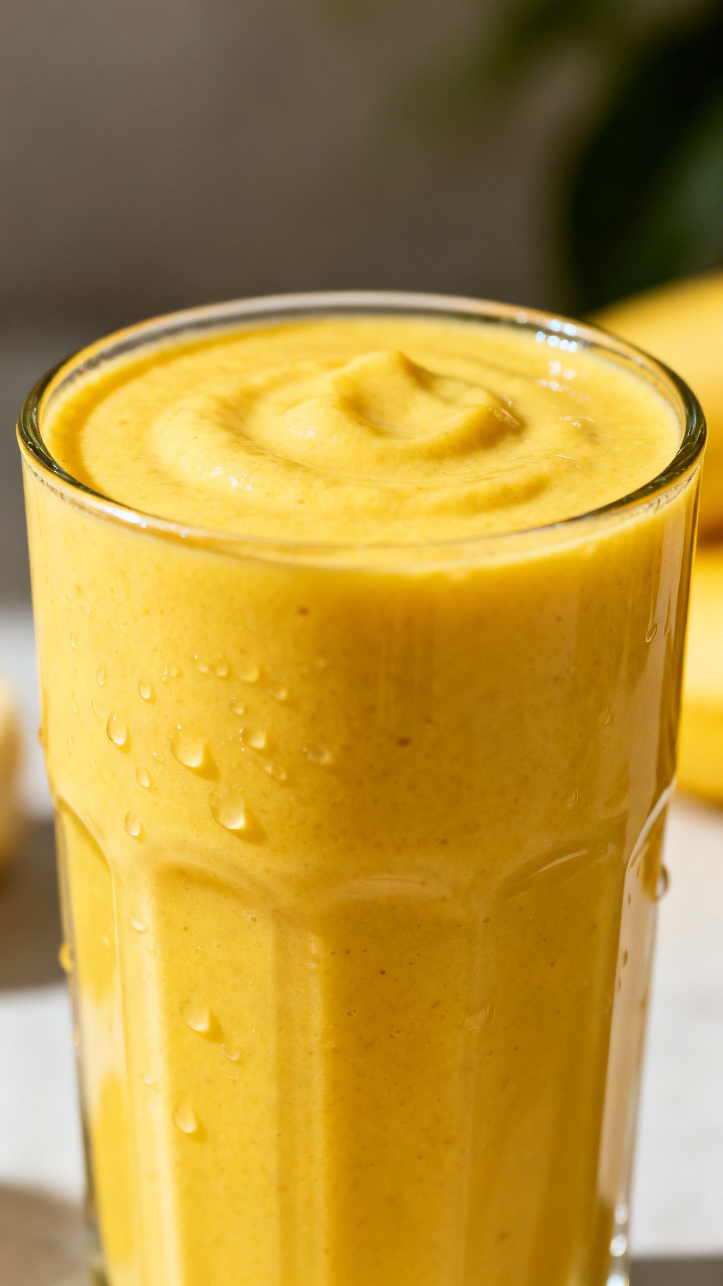 Banana Protein Smoothie You Will Actually Want Again Tomorrow - banana protein smoothie glass