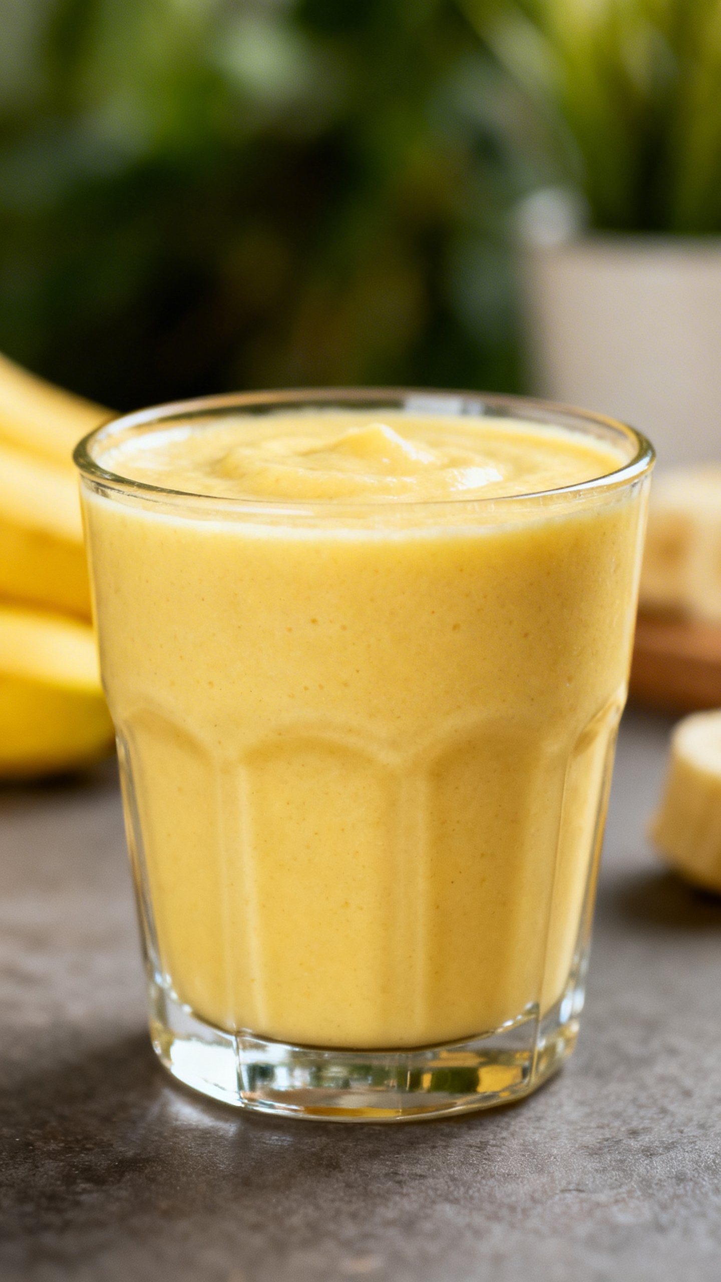 Banana Protein Smoothie You Will Actually Want Again Tomorrow - banana protein smoothie glass