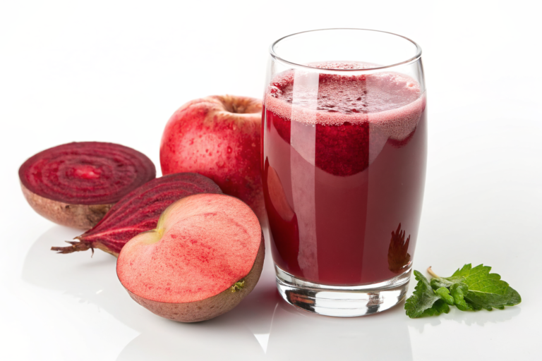 Beet Apple Juice Recipe for a Sweeter, Easier Beet Juice - beet apple juice glass