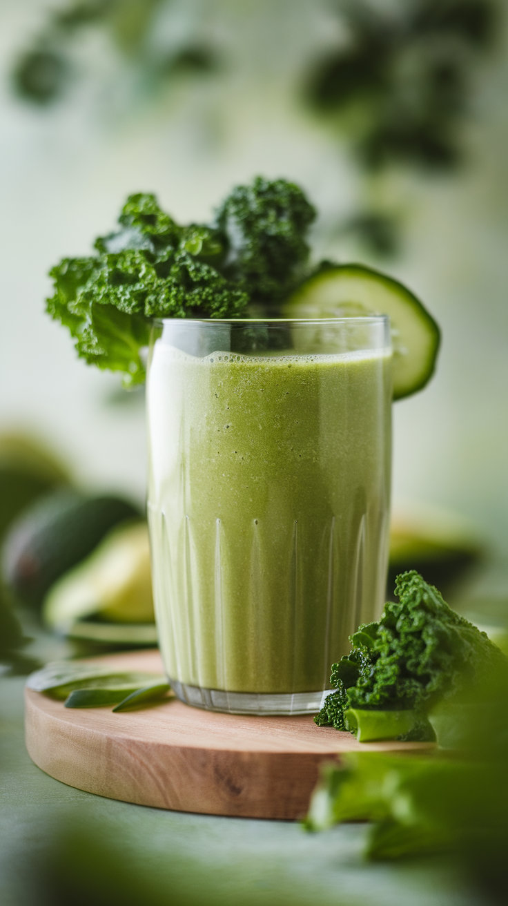 Beginner Green Smoothie That Feels Easy From the First Sip - green smoothie glass