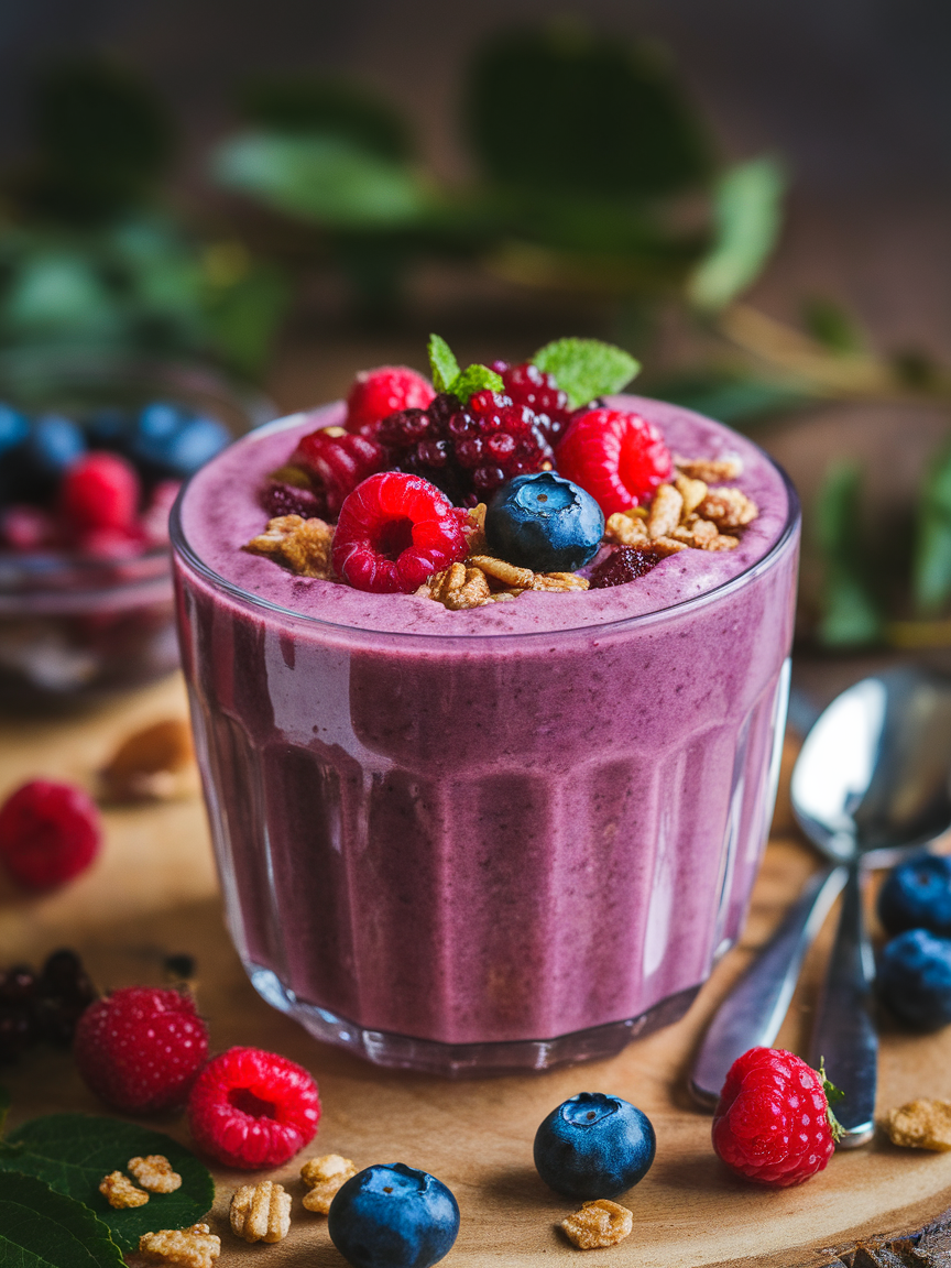 Berry Smoothie Bowl Recipe That Looks Fancy but Is So Easy - berry smoothie bowl