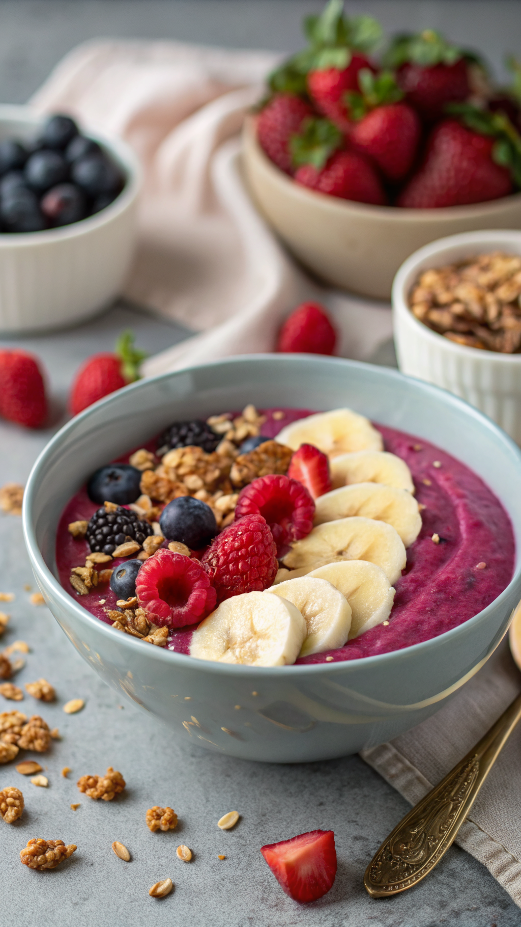 Berry Smoothie Bowl That Feels Fresh and Satisfying - berry smoothie bowl