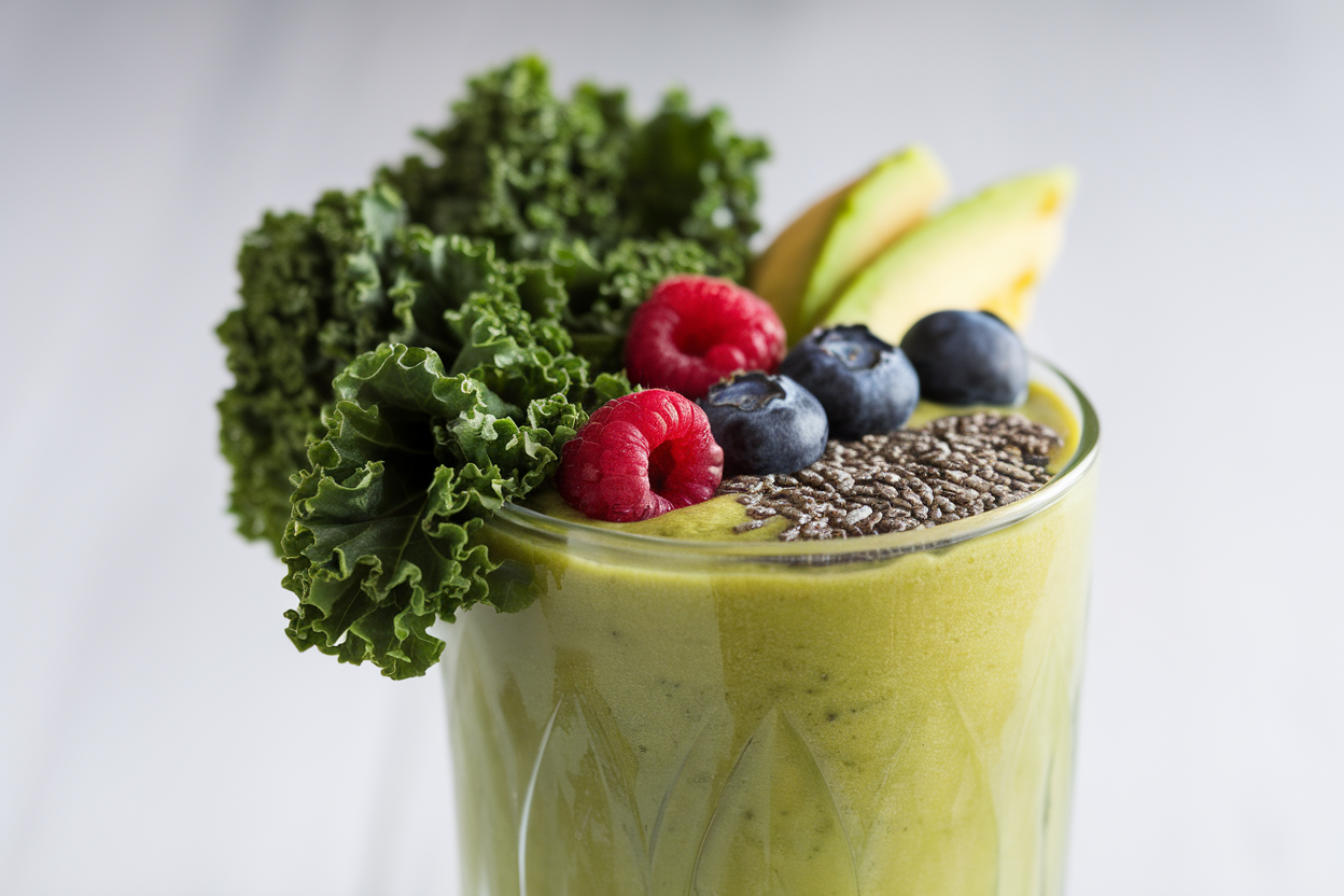 Best Green Smoothie for People Who Usually Avoid Green Smoothies - green smoothie glass