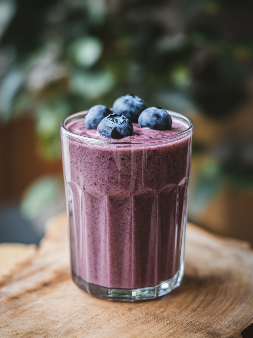 Blueberry Almond Butter Smoothie That Tastes Like a Creamy Breakfast Treat - blueberry almond butter smoothie ingredients