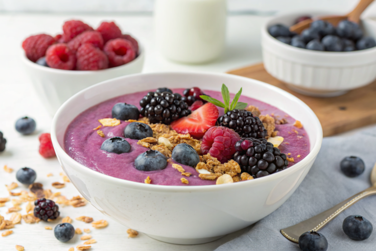 Breakfast Smoothie Bowl That Feels Like a Treat - smoothie bowl breakfast