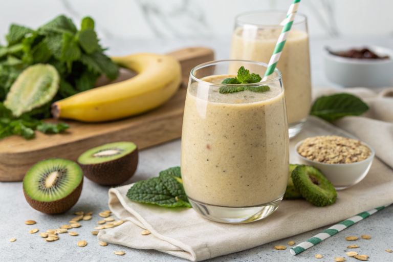 Bulking Smoothie - High-Calorie & High-Protein Smoothie Recipe - bulking smoothie glass