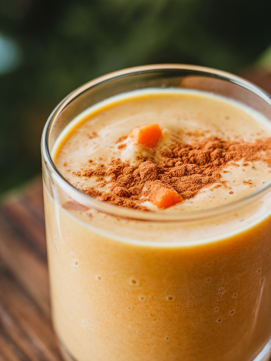 Carrot Cake Smoothie With Greek Yogurt That Tastes Like Dessert - carrot cake smoothie ingredients