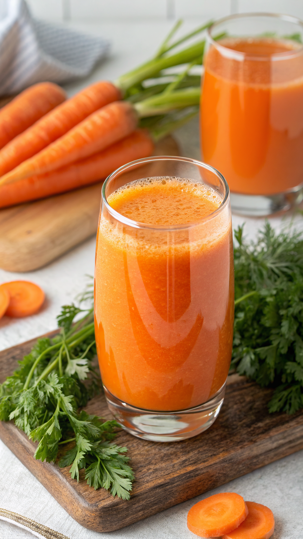 Carrot Juice Recipe That’s Sweet, Bright, and Homemade - carrot juice with ice