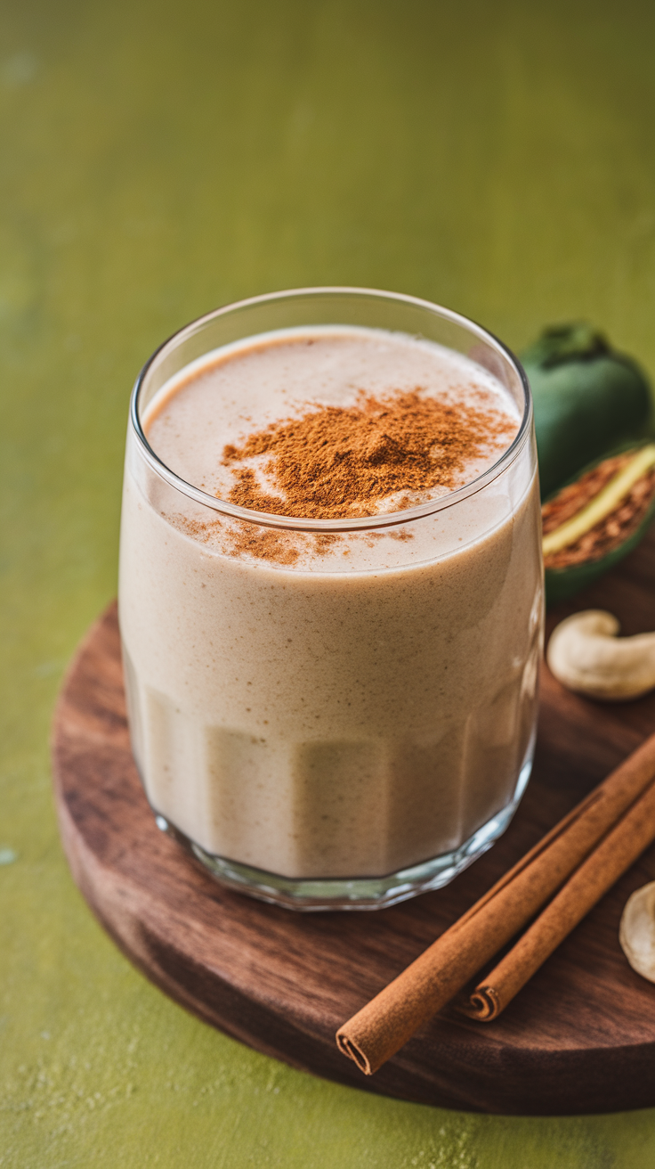 Cashew Smoothie That Turns Out Extra Creamy Every Time - cashew smoothie with berries