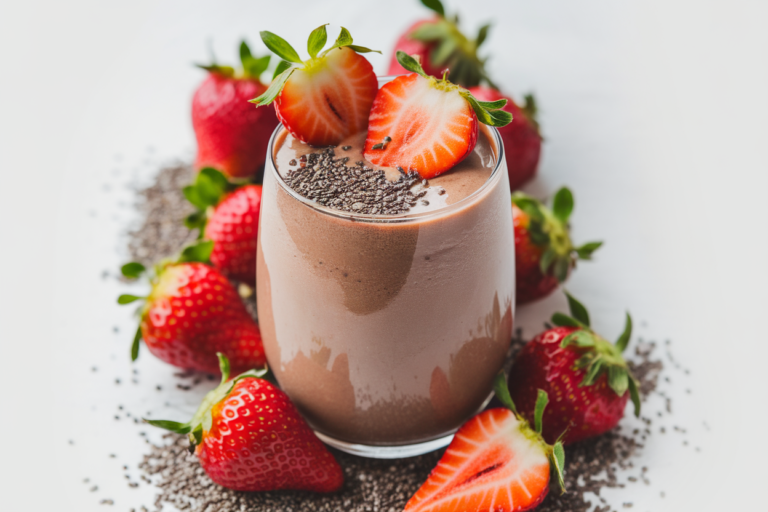 Chocolate Dessert Smoothie for Serious Sweet Craving Days - chocolate dessert smoothie