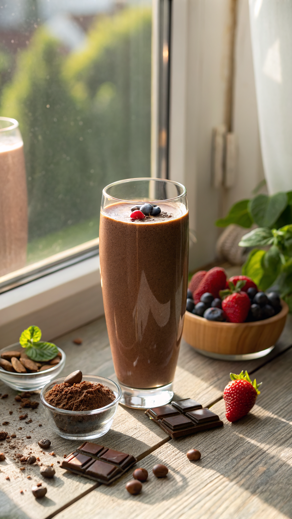 Chocolate Protein Smoothie Recipe That Tastes Like Dessert - chocolate protein smoothie ingredients
