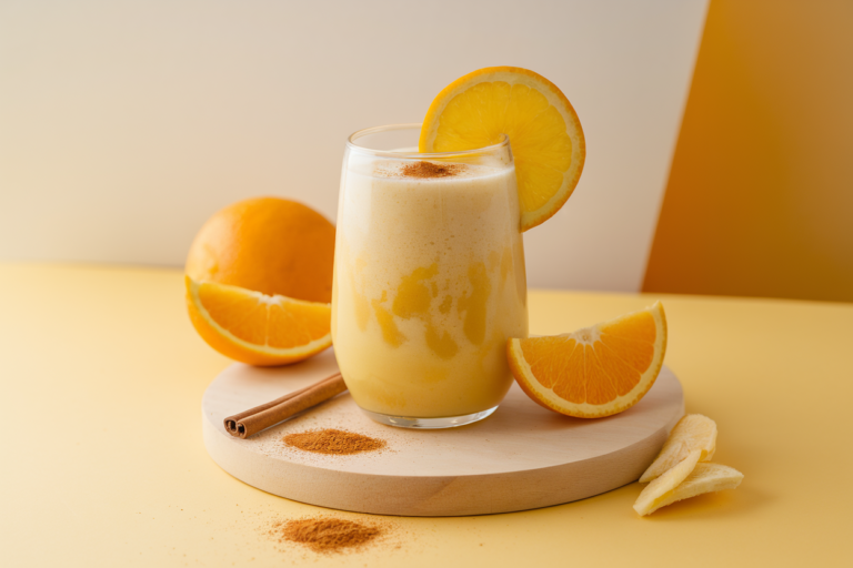Citrus Smoothie for Hot Days When You Want Something Refreshing - citrus smoothie glass